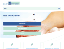 Tablet Screenshot of dialexbiomedica.be